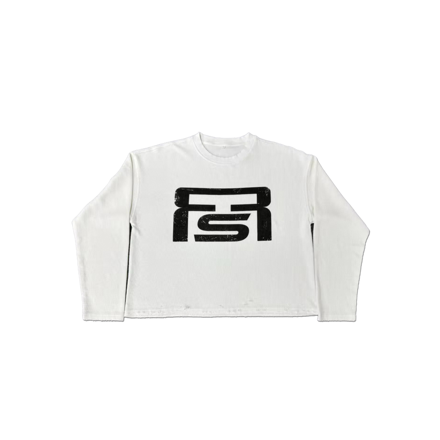 FS Logo Waffleknit Distressed Longsleeve