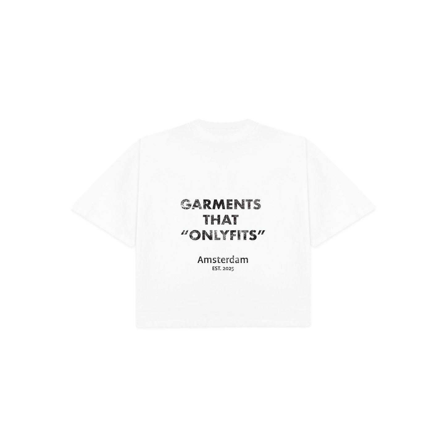 Garment Crop Tee White