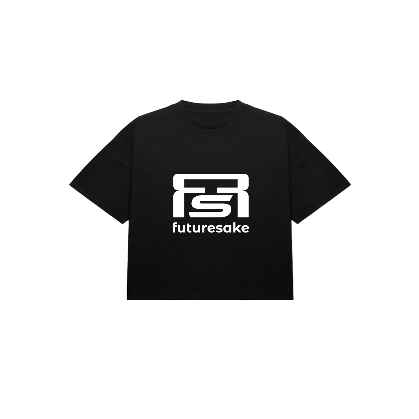 FS Logo Crop Tee Black